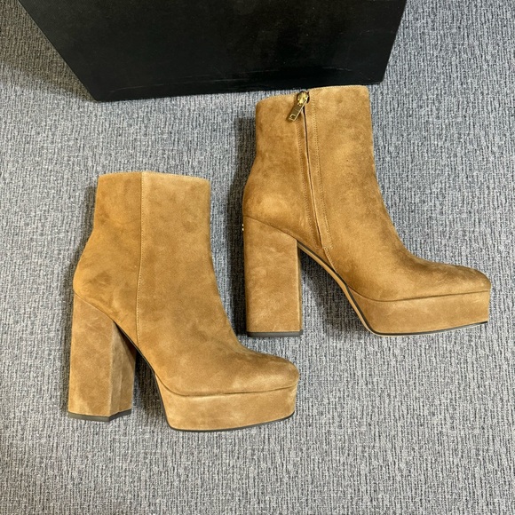 Coach Women’s Iona Suede Block Heel Booties - Picture 9 of 16